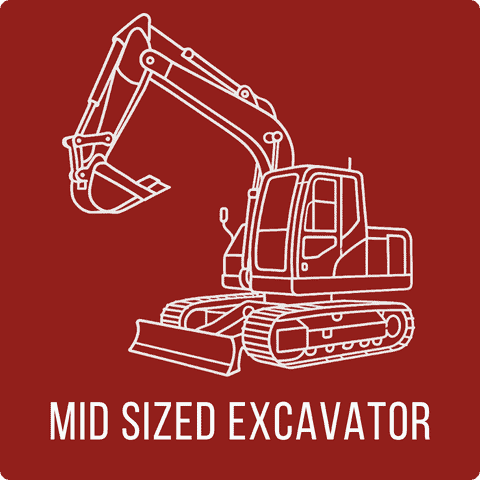 Mid Sized Excavator